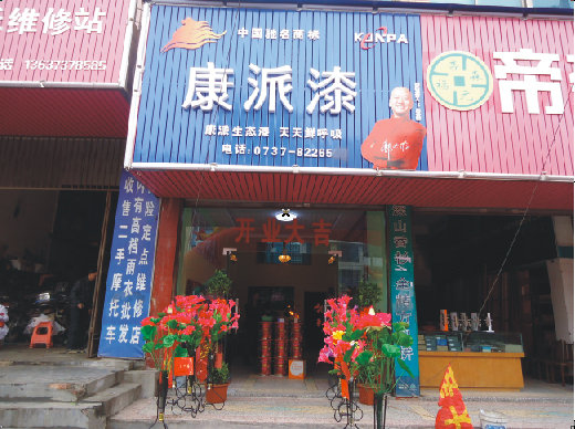 湖南桃江康派漆专卖店